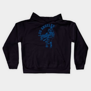 Los Angeles Dodgers By Semrawud Kids Hoodie